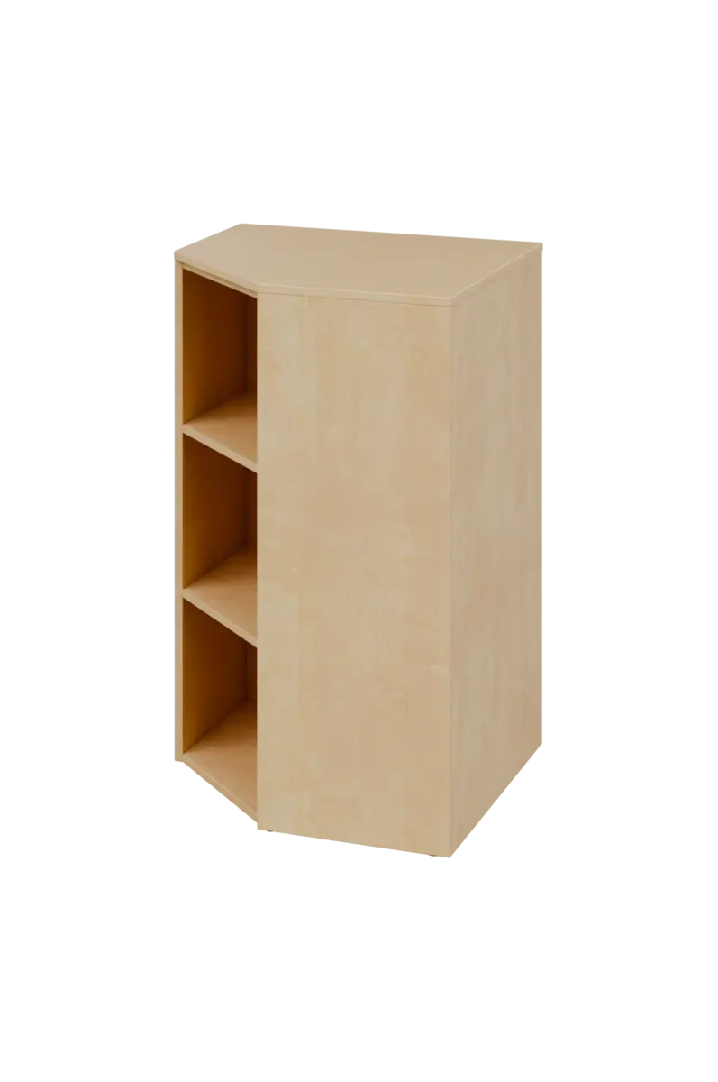 CV 3 - 7 skříň rohová, levá, 1100x700x700, bříza světlá